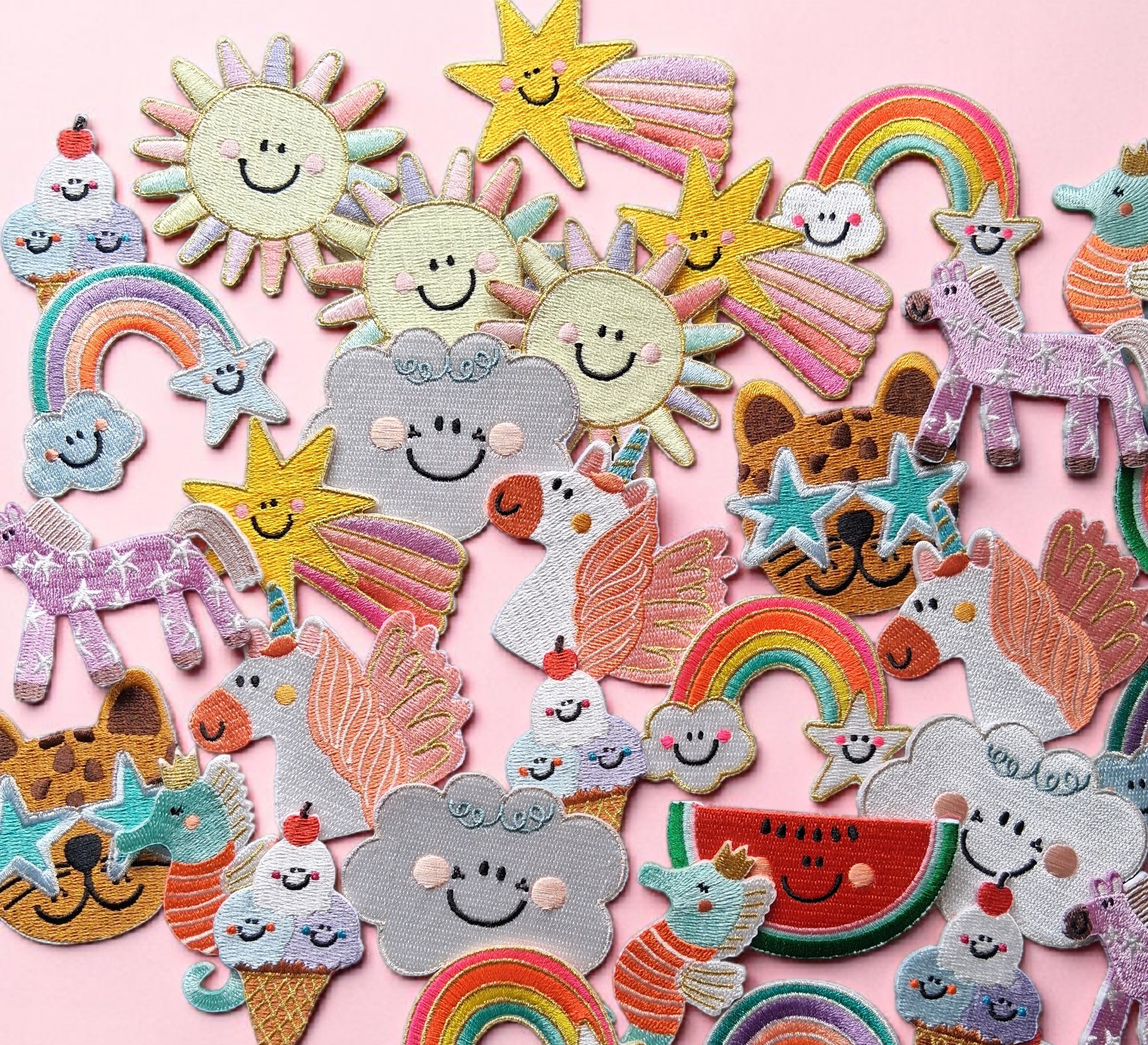 Bunte Patches