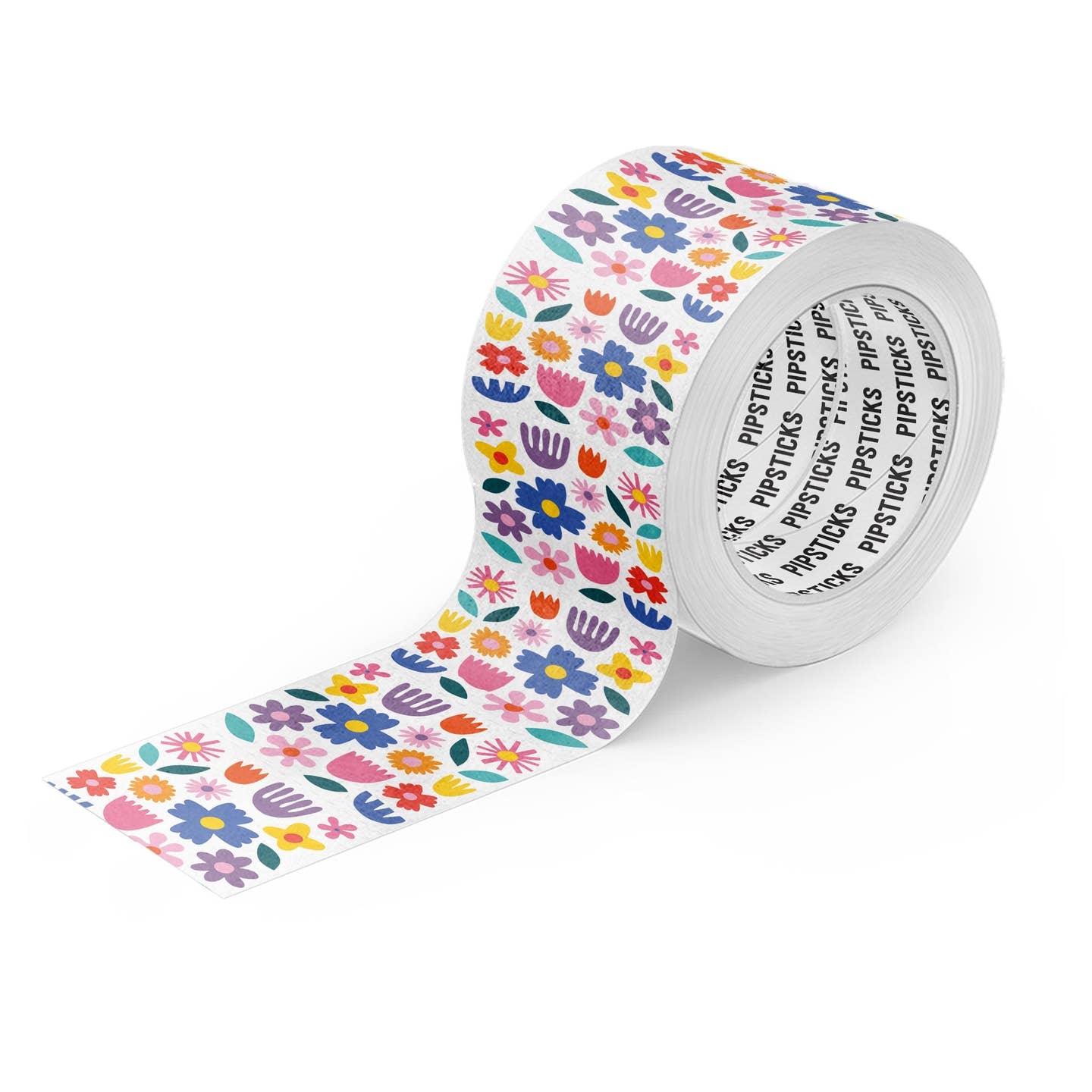 Sticker Blumen, Glitzer