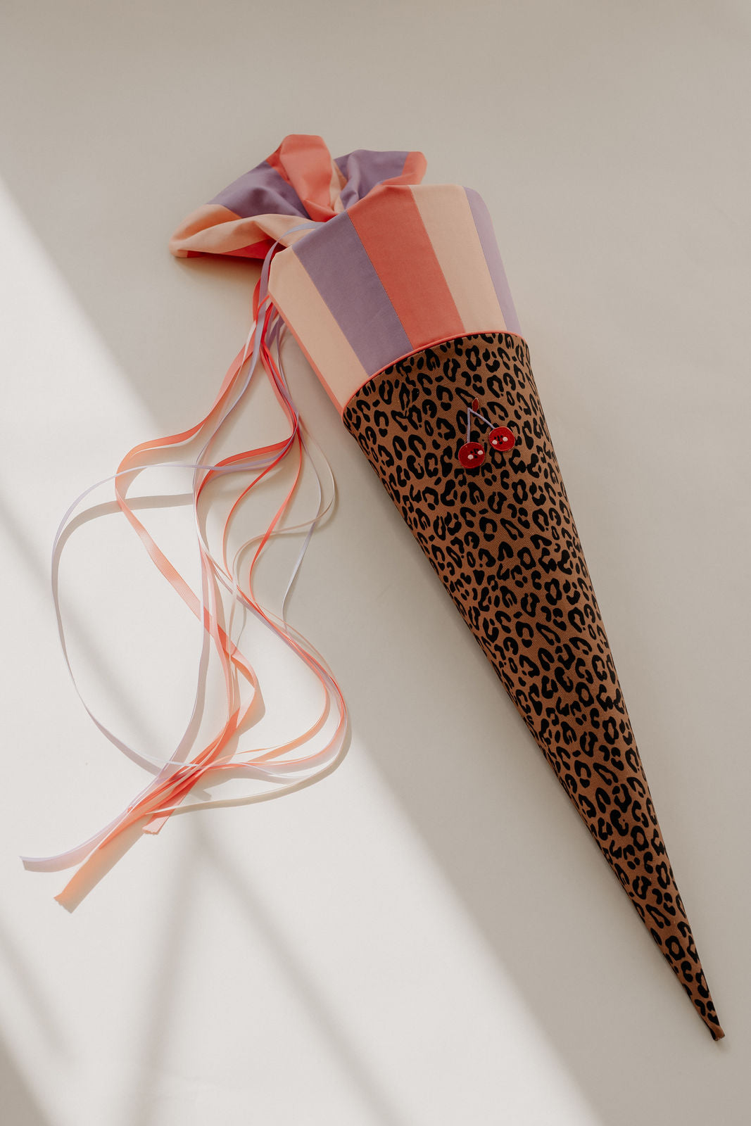 Schultüte -Leo/ Braun, Schwarz