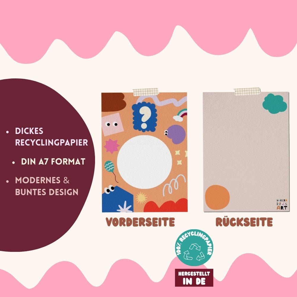 DIY Überraschungslos, Rubbelkarte DIN A7