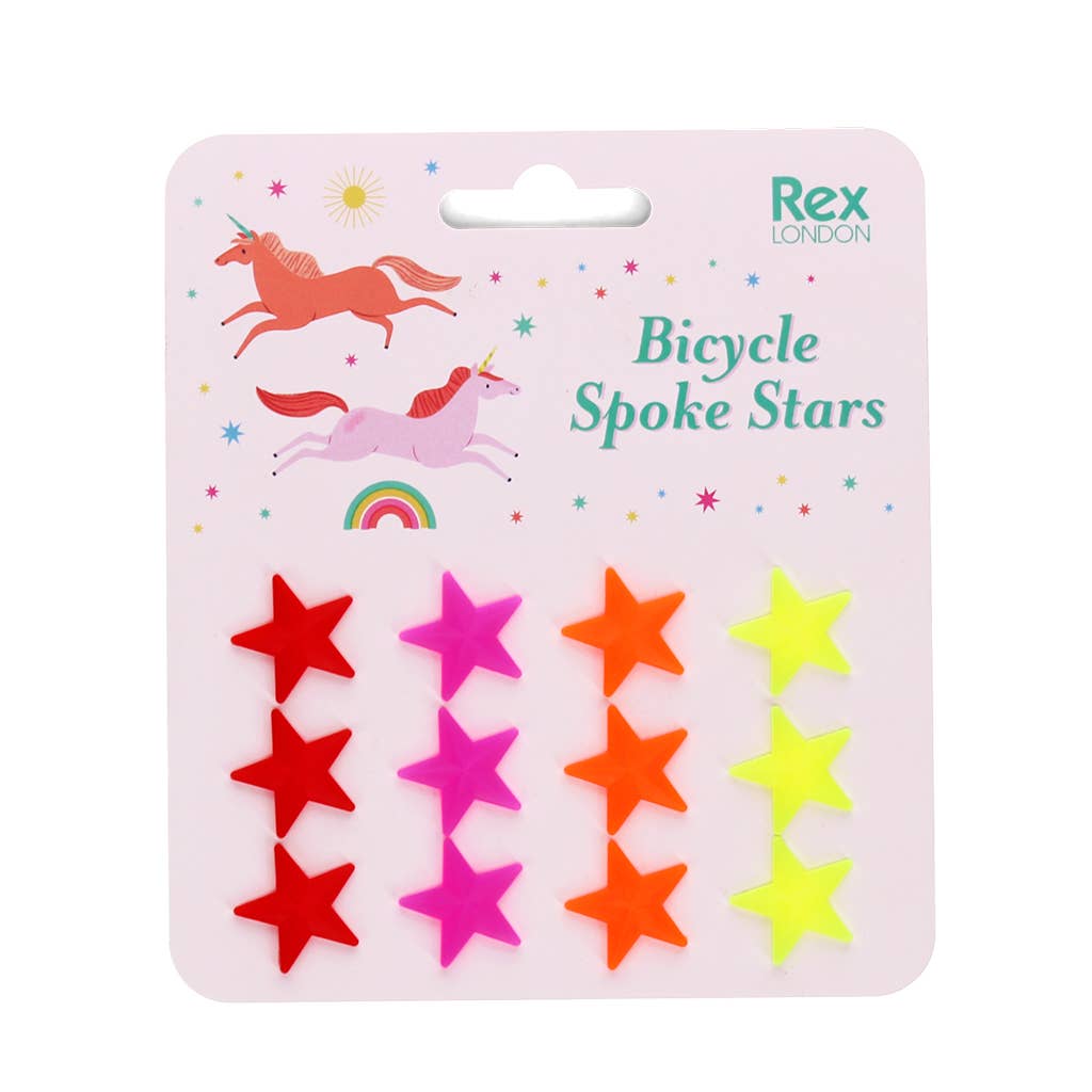 Fahrradspeichen-Clips, Sterne
