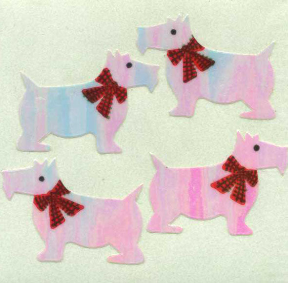 Retro Sticker Scotties, Glänzend