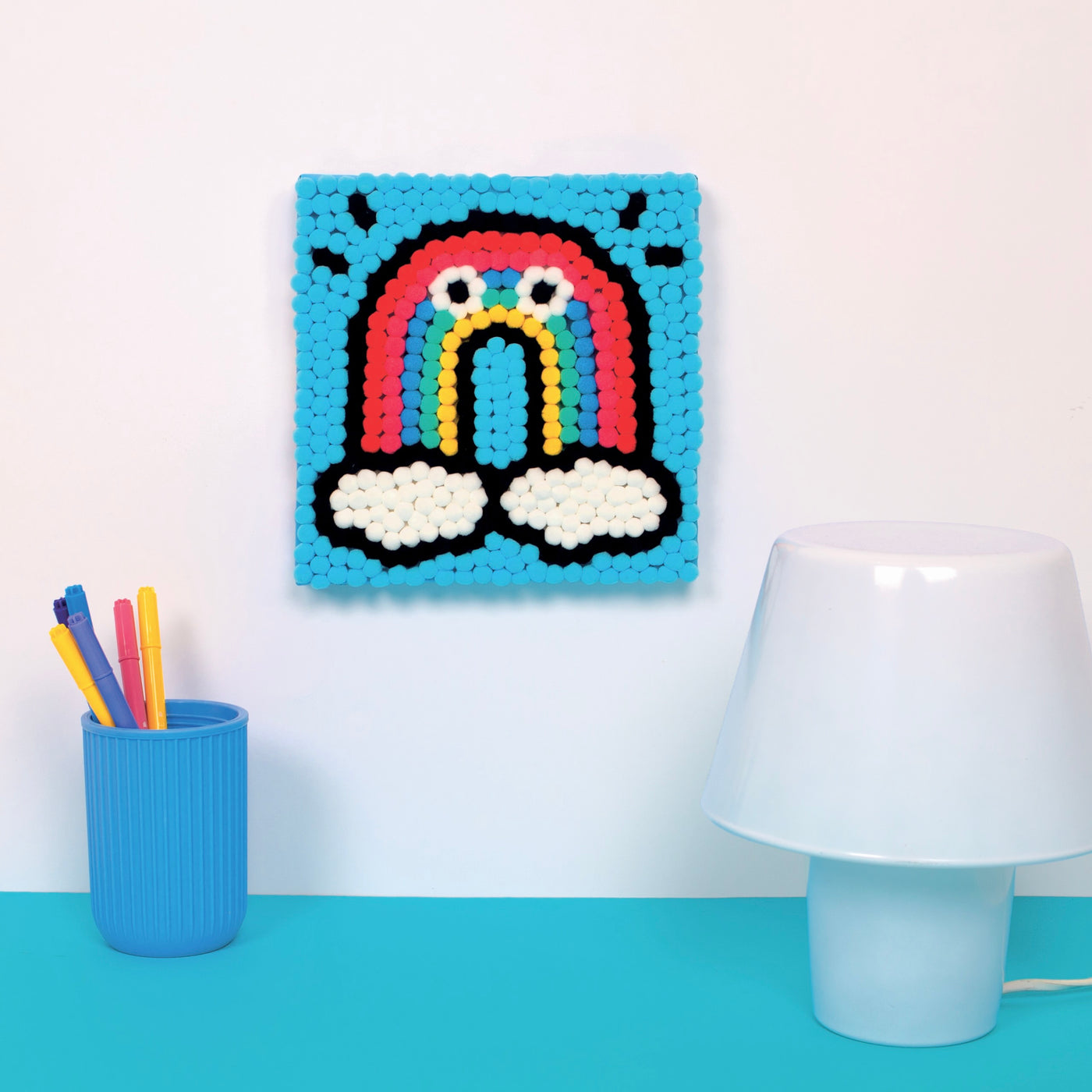 Pom Pom Art Set - Rainbow