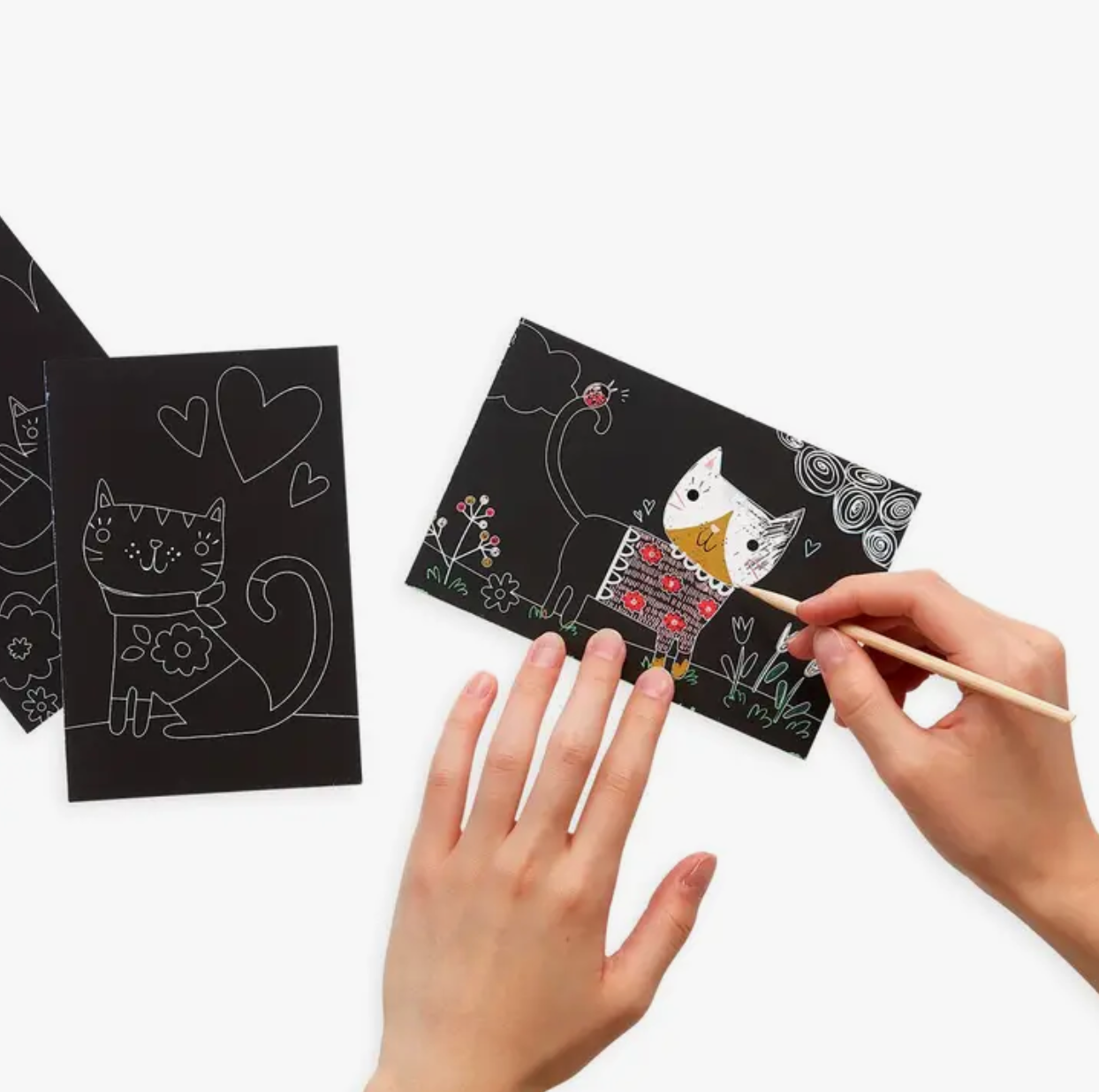 Scratch&Scribble Malkarten - Cats