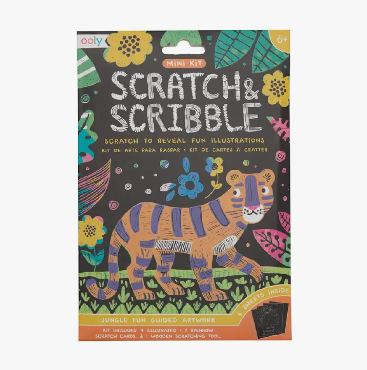 Scratch&Scribble Malkarten - Jungle Fun