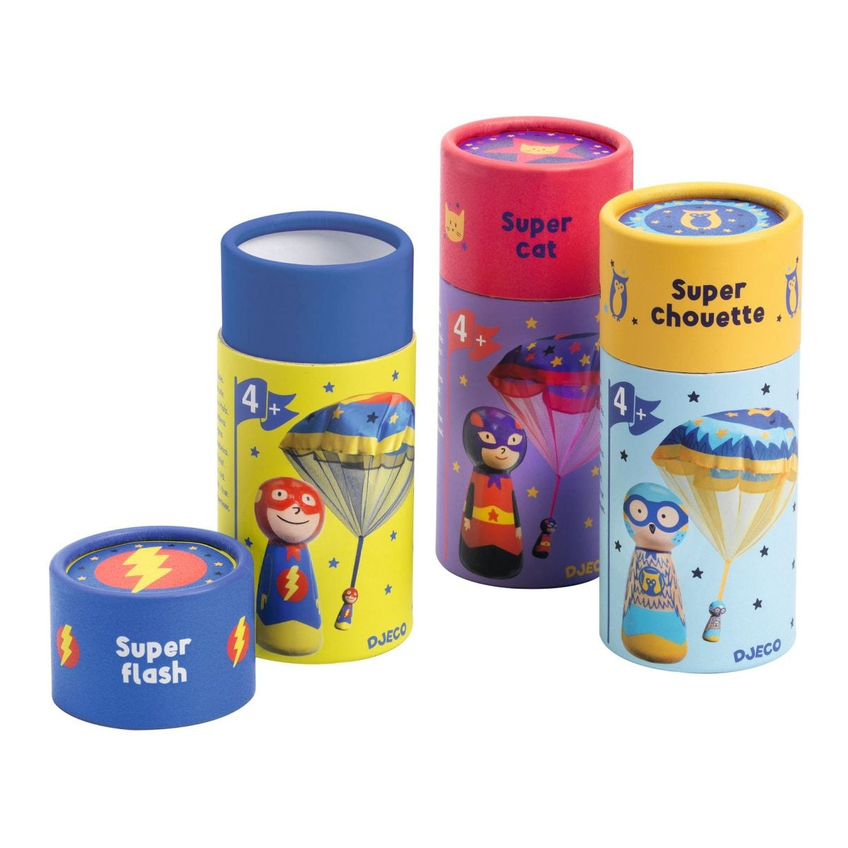 Fallschirmspringer, versch. Farben