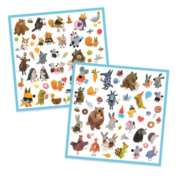 160 Sticker - Kuschelige Freunde