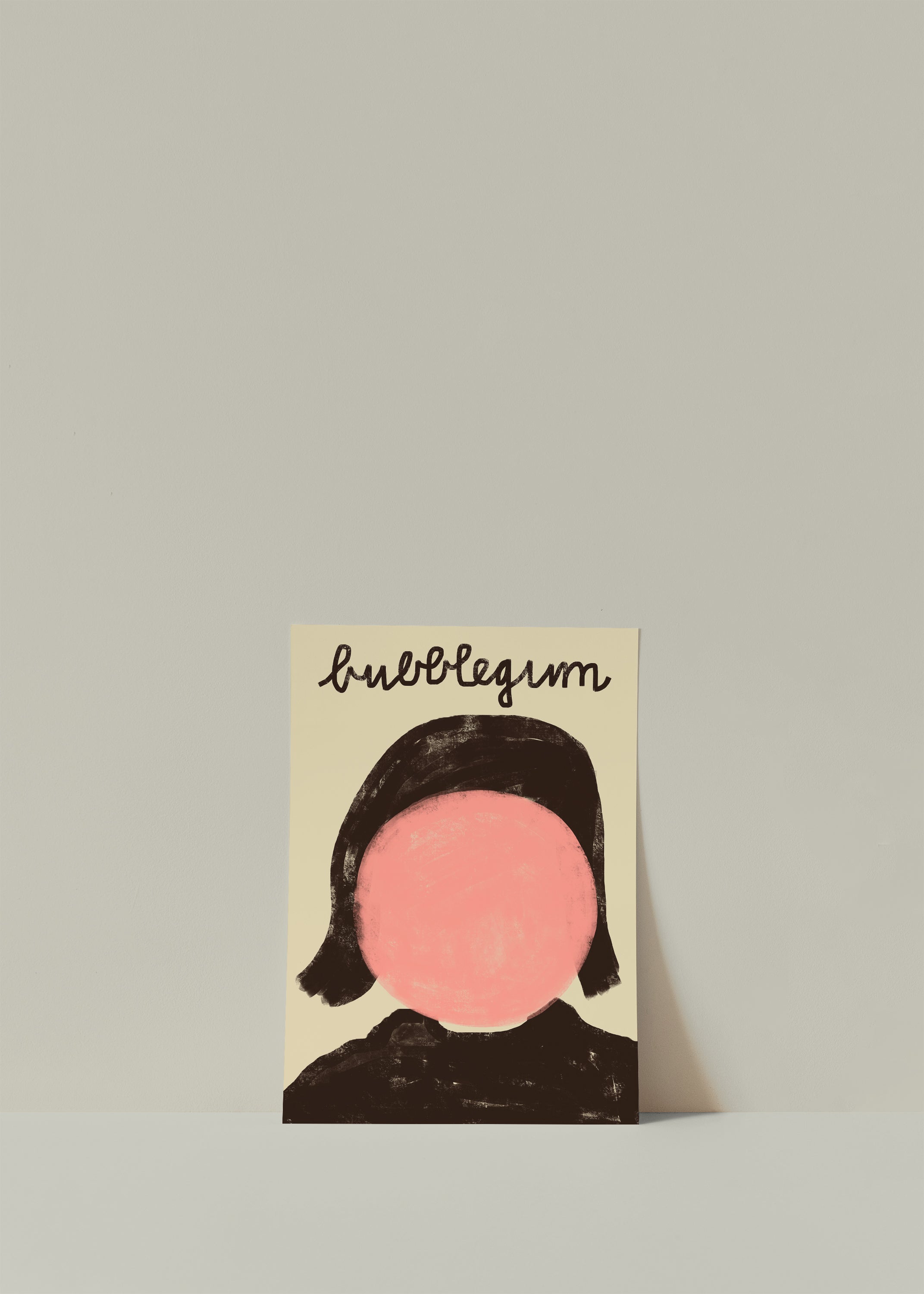 Postkarte bubblegum