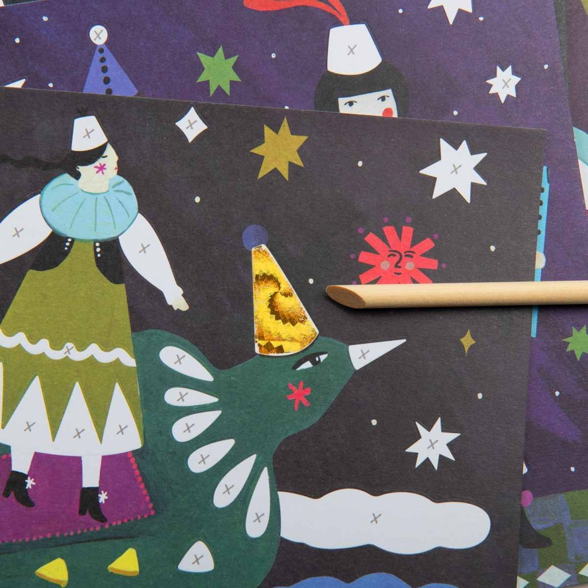 Comètes Filantes Metallfolien Bilder