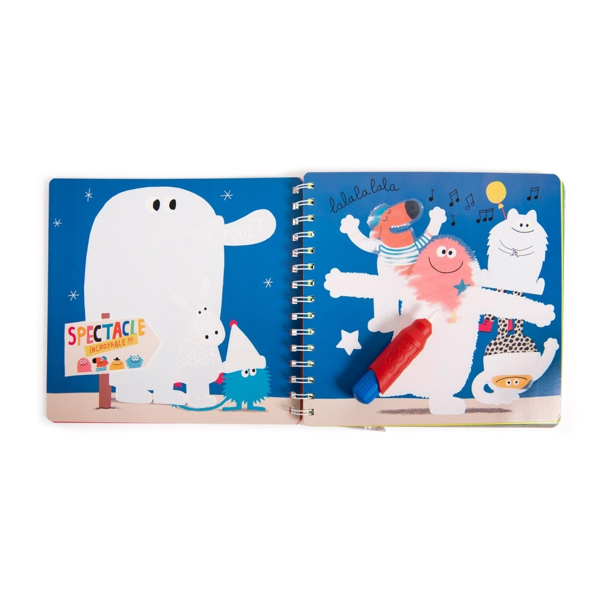 Malbuch mit Zauberpinsel