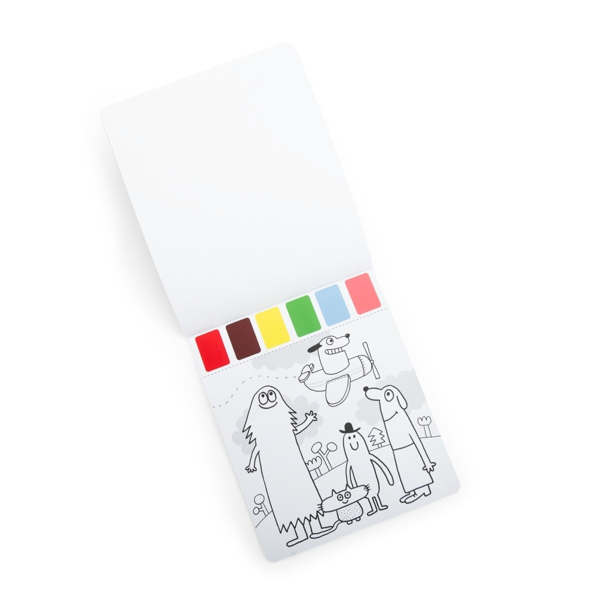 Schmouks Ausmalbilder mit Wasserfarben