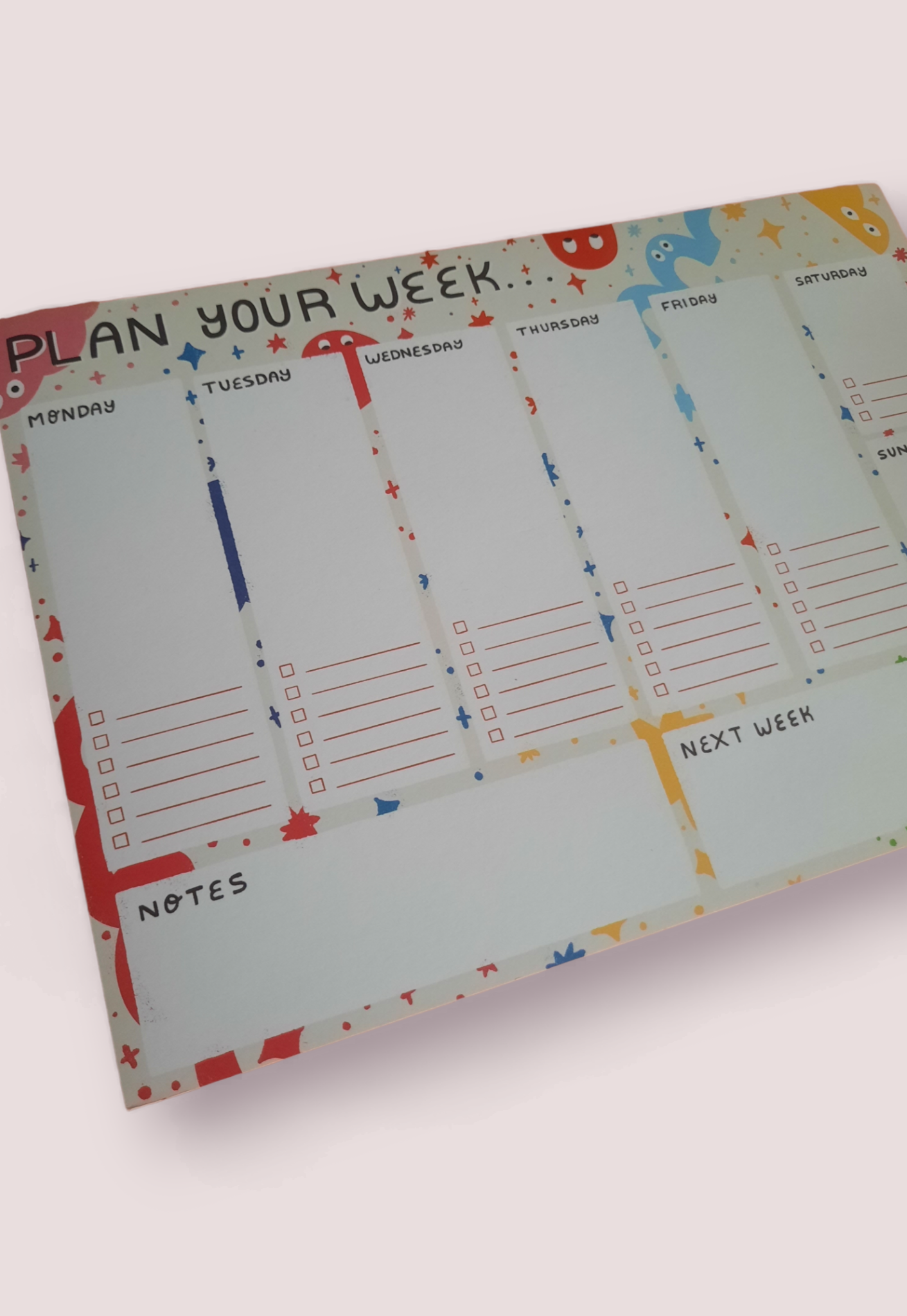 Plan your week - Wochenplaner A4