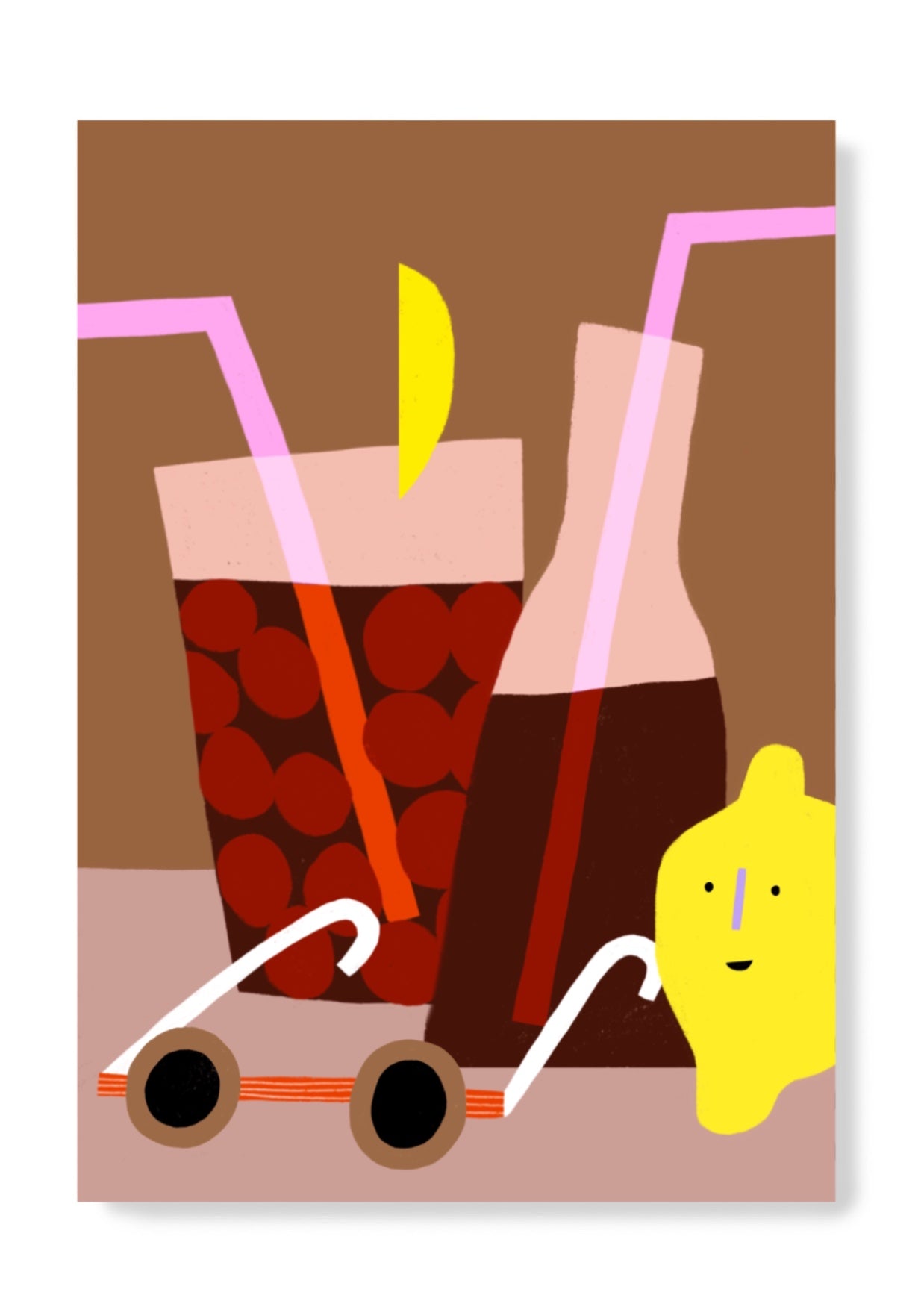 Postkarte Lemonade