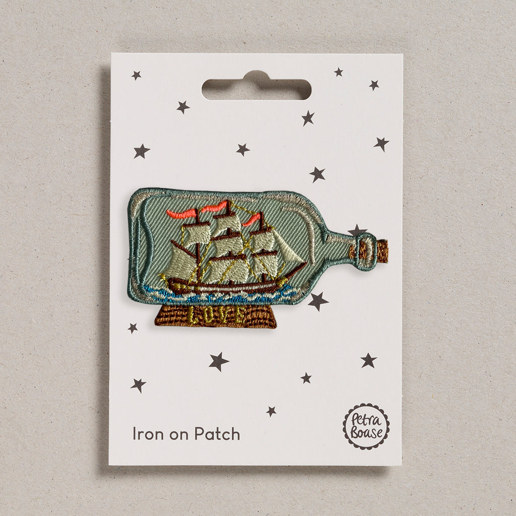 Patch Ship in a bottle