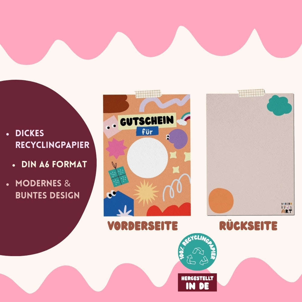 DIY Gutschein-Rubbelkarte, DIN A6