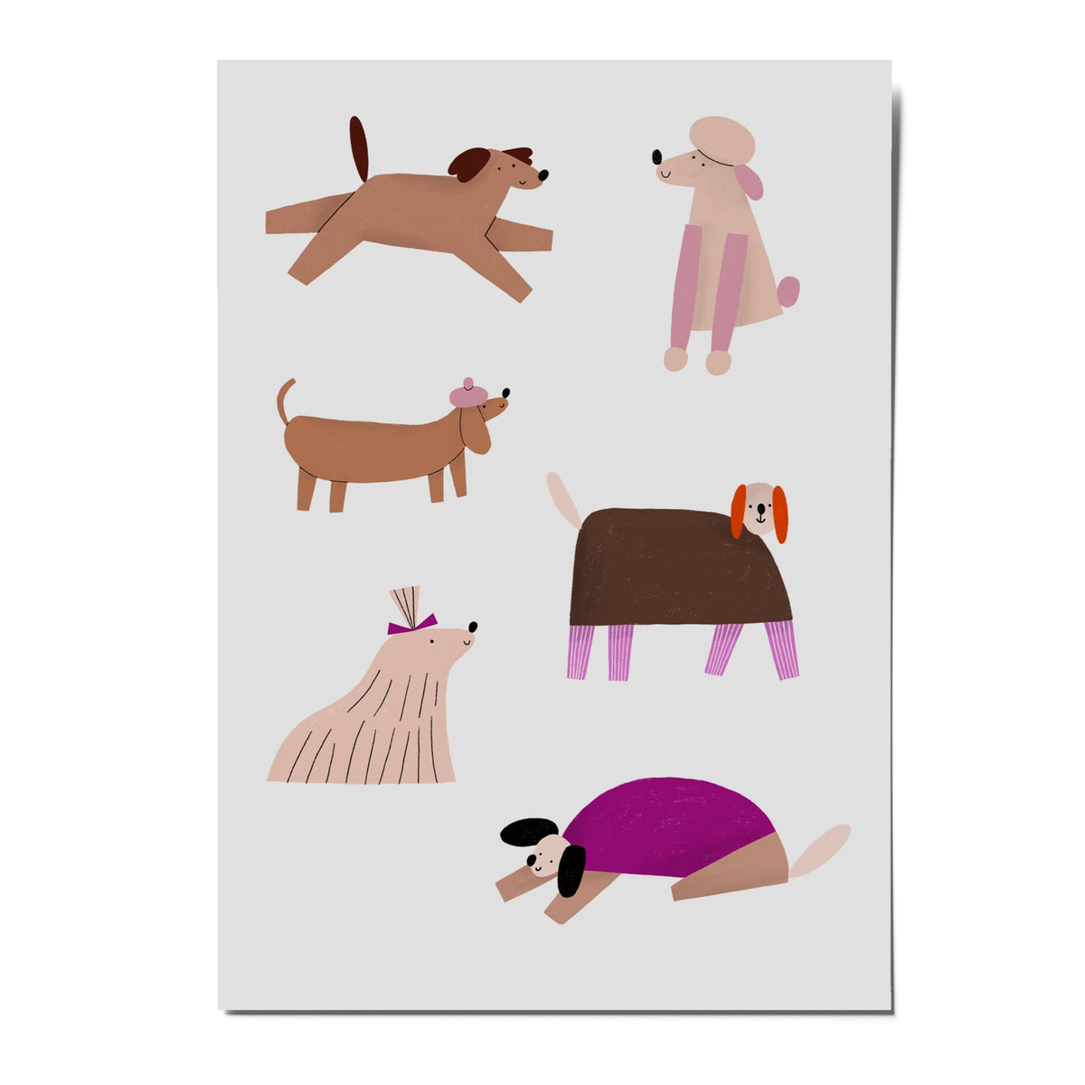 Reflektierende Sticker, Hunde