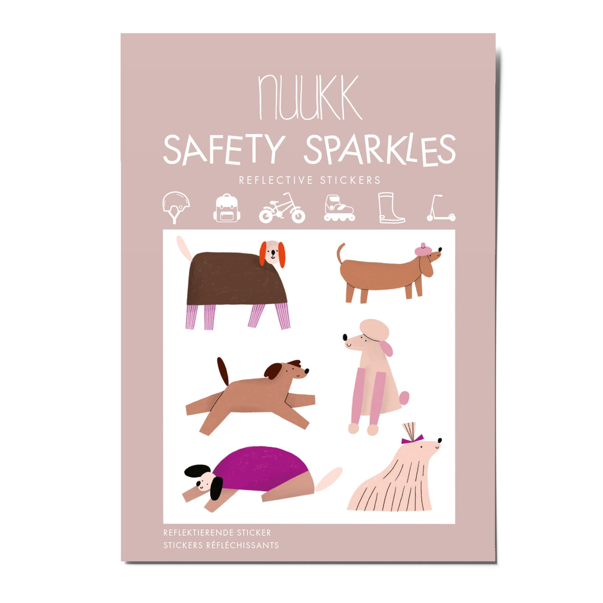 Reflektierende Sticker, Hunde
