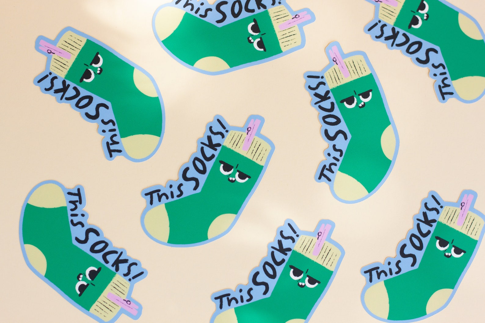 Matter Sticker 'this socks'