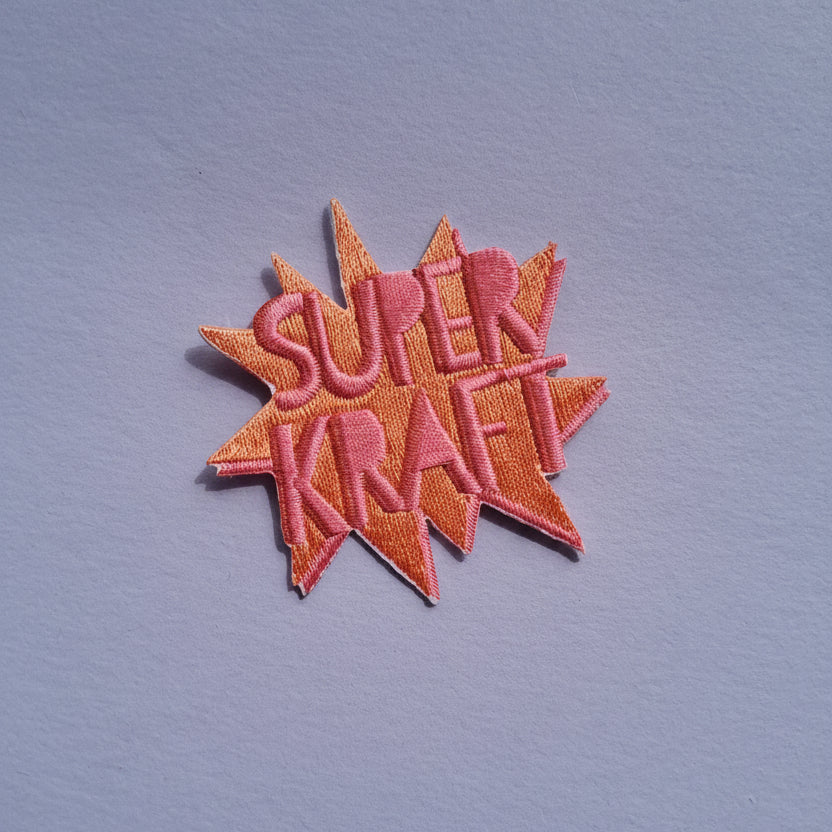 Patch Superkraft Orange/Rosa