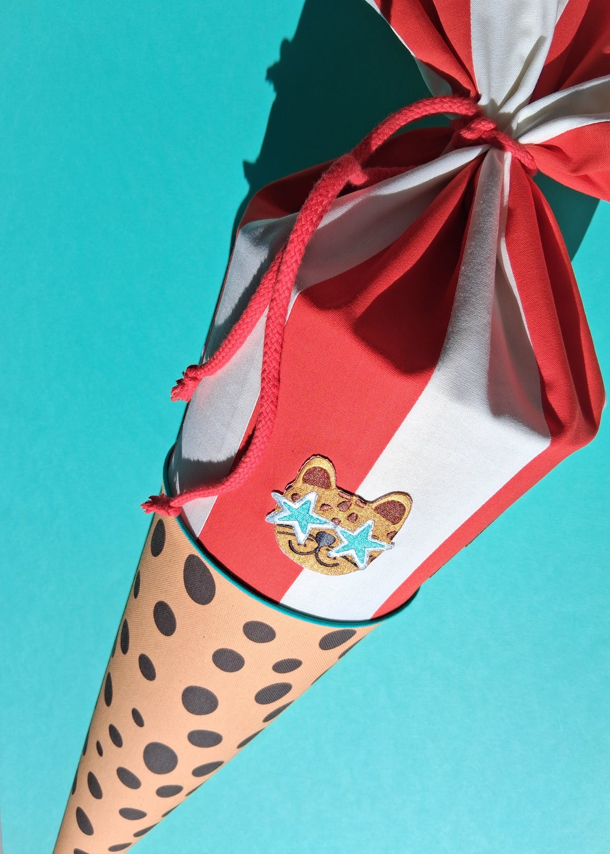 Superbunte Schultüte -Gepard-