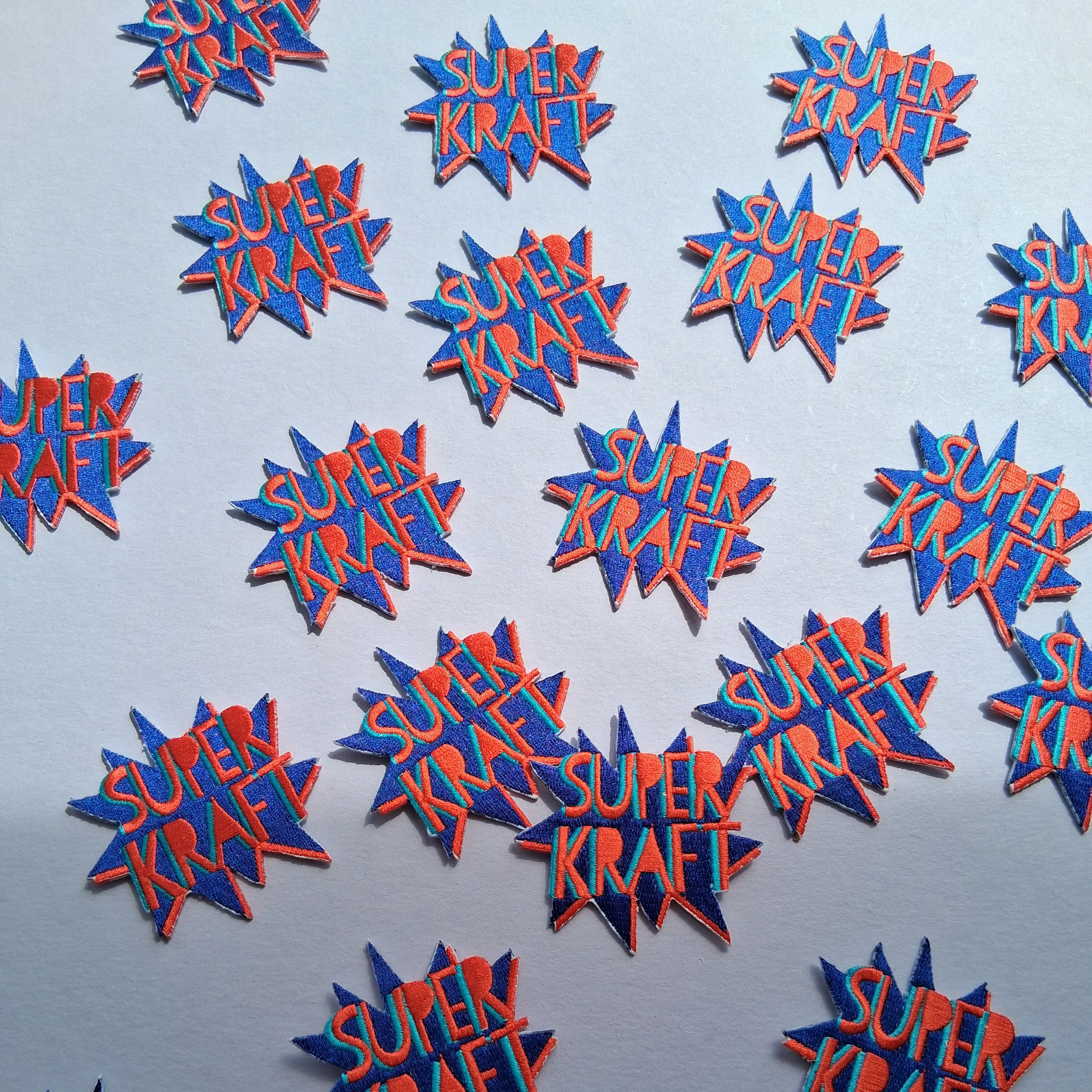 Patch Superkraft Blau/Rot