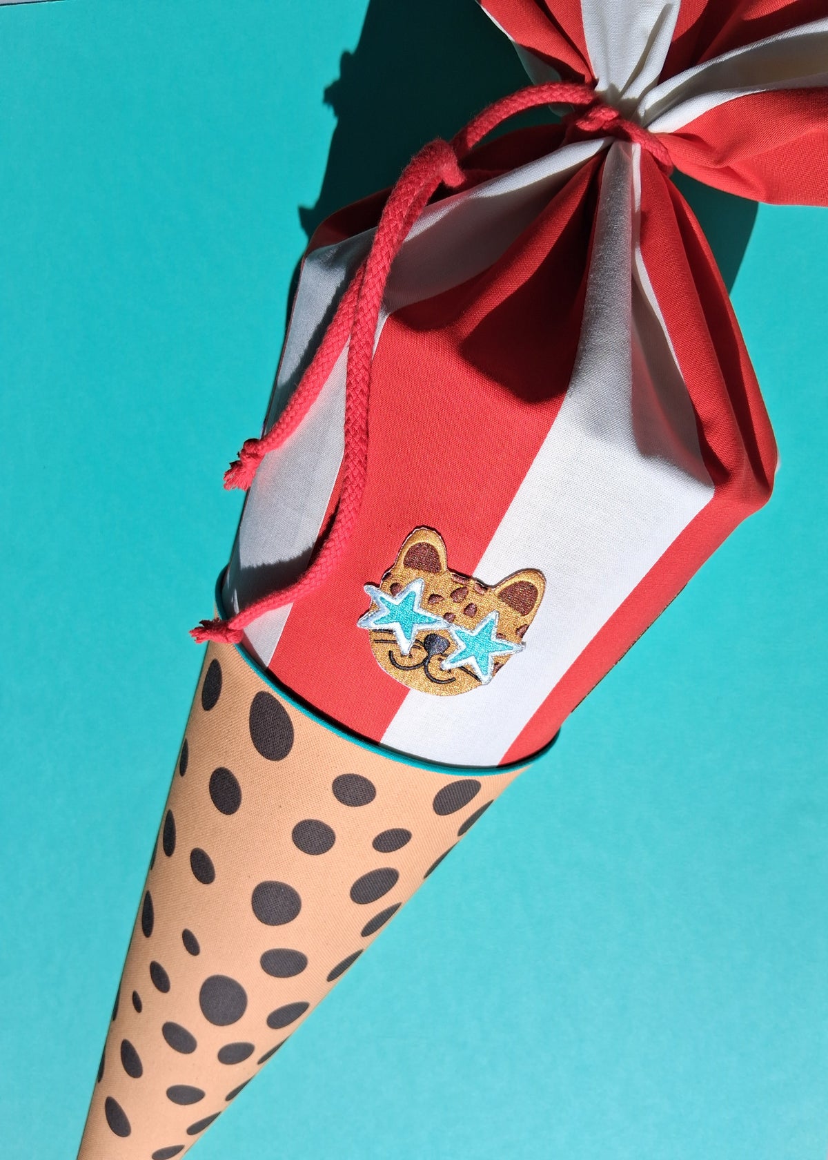 Superbunte Schultüte -Gepard-