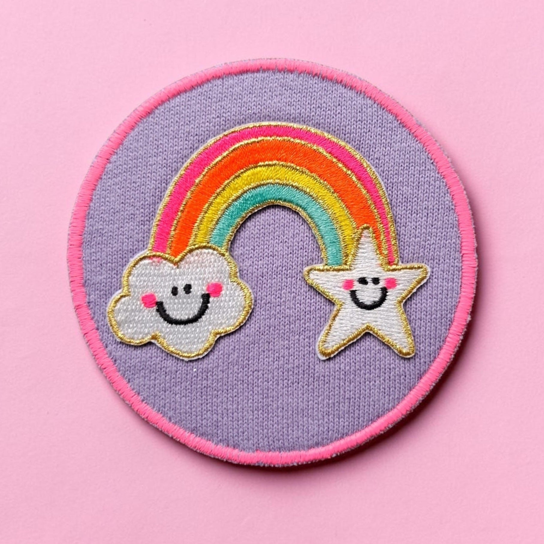 Patch-it Regenbogen Neon, Flieder