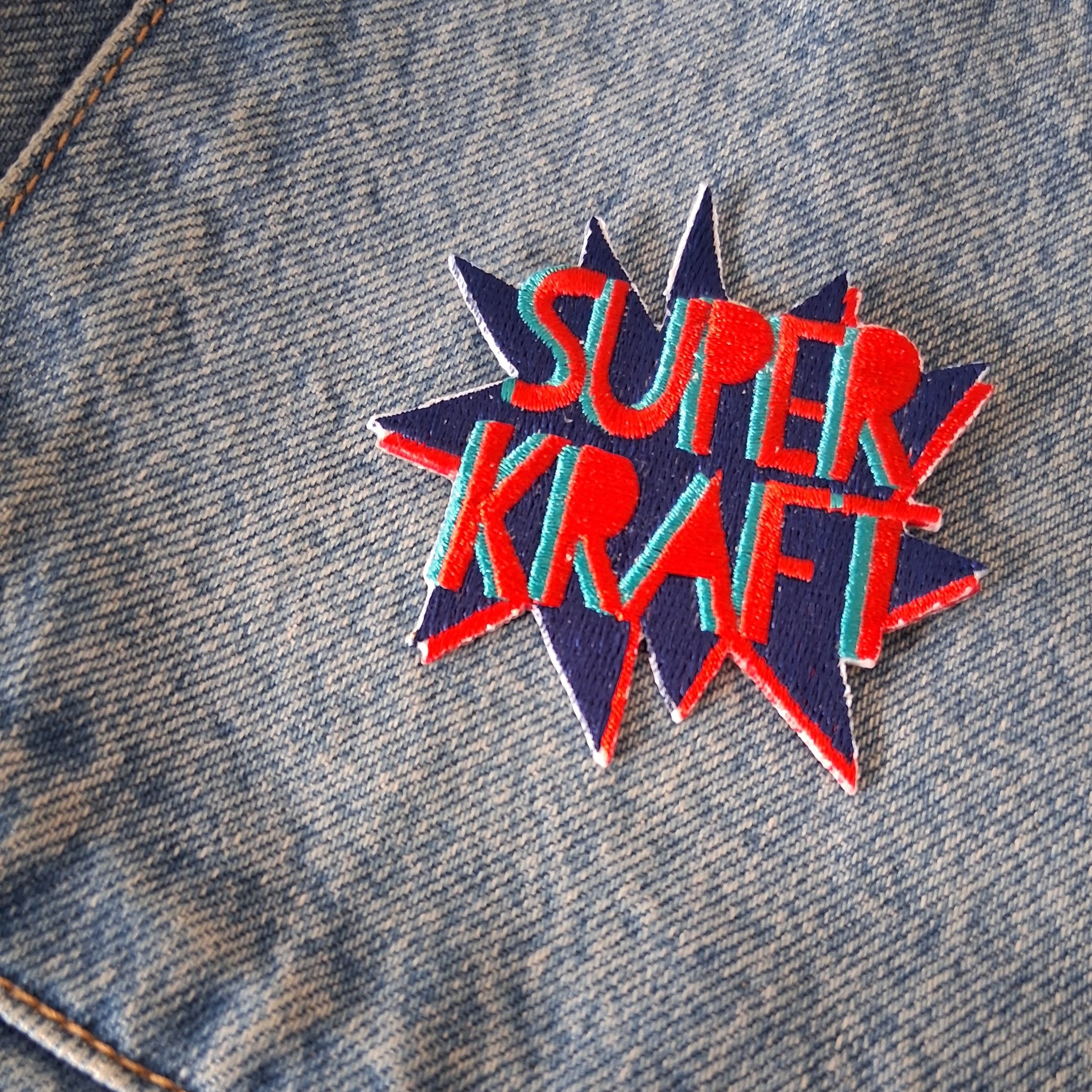 Patch Superkraft Blau/Rot