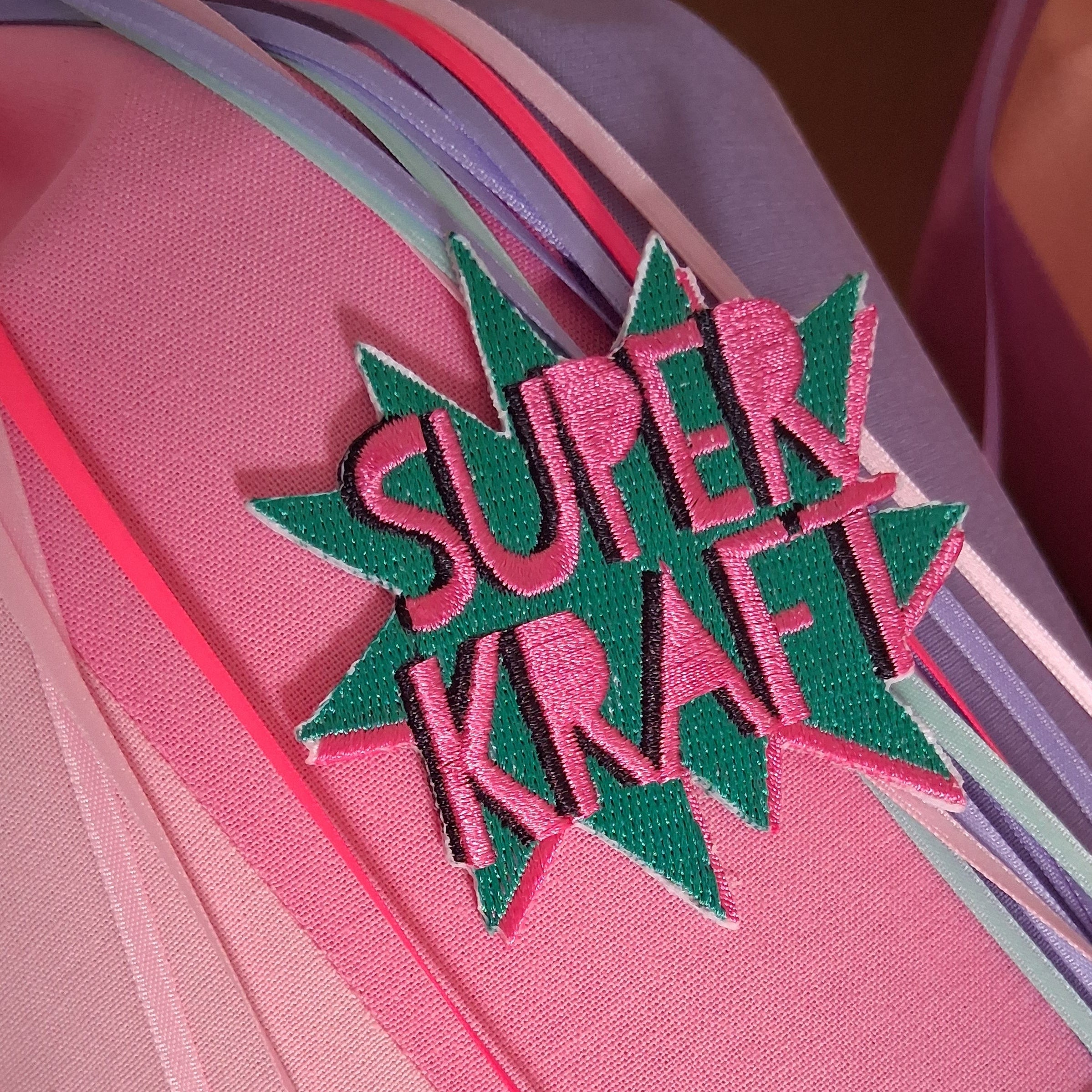 Patch Superkraft Grün/Pink