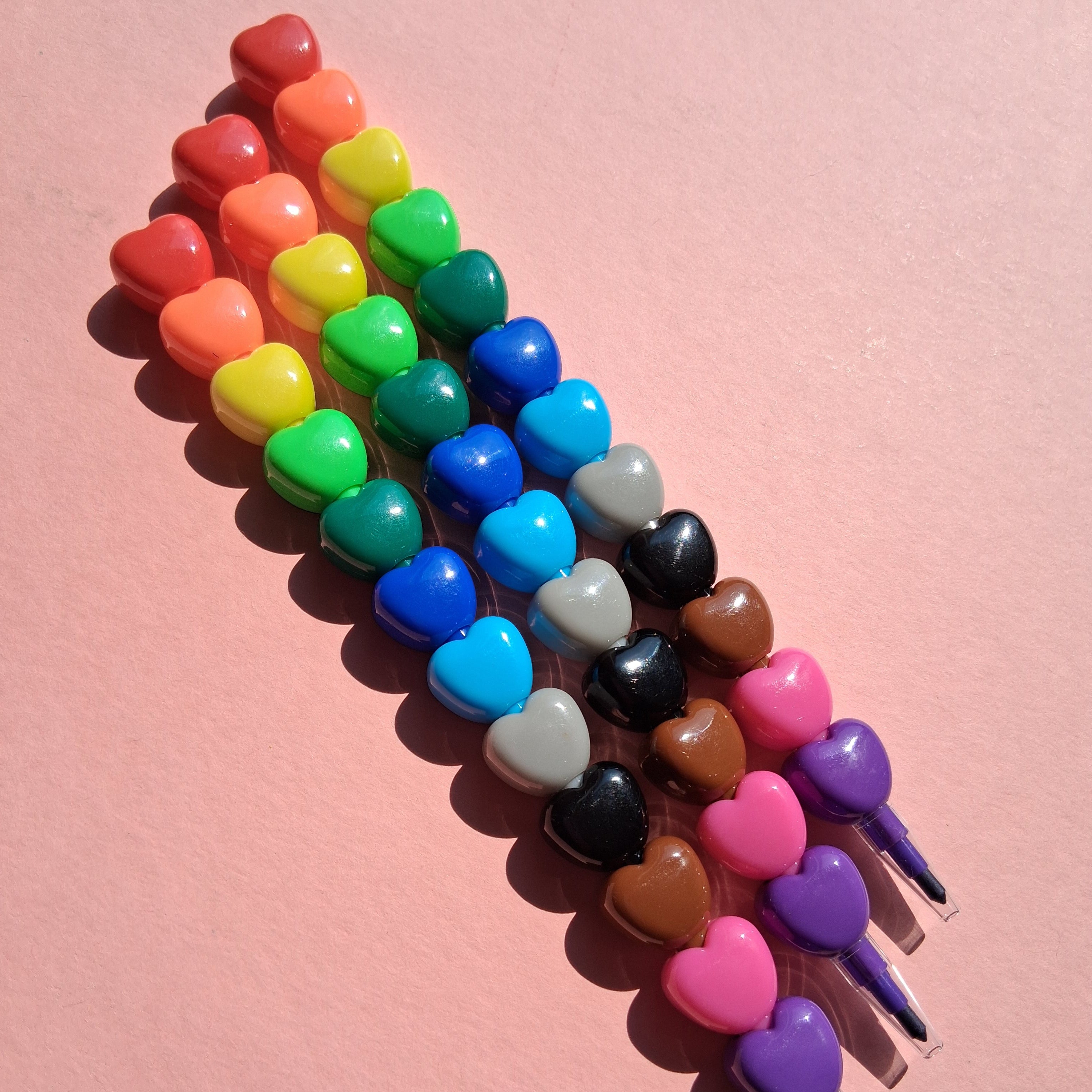 Steckstift, Herzen & Sterne