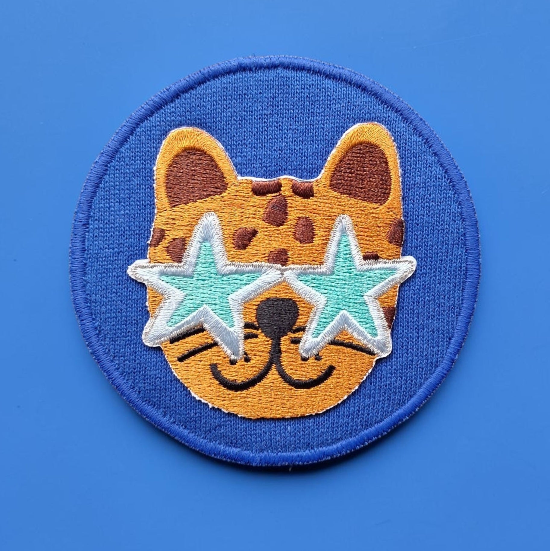 Patch-it Happy Leo, Blau