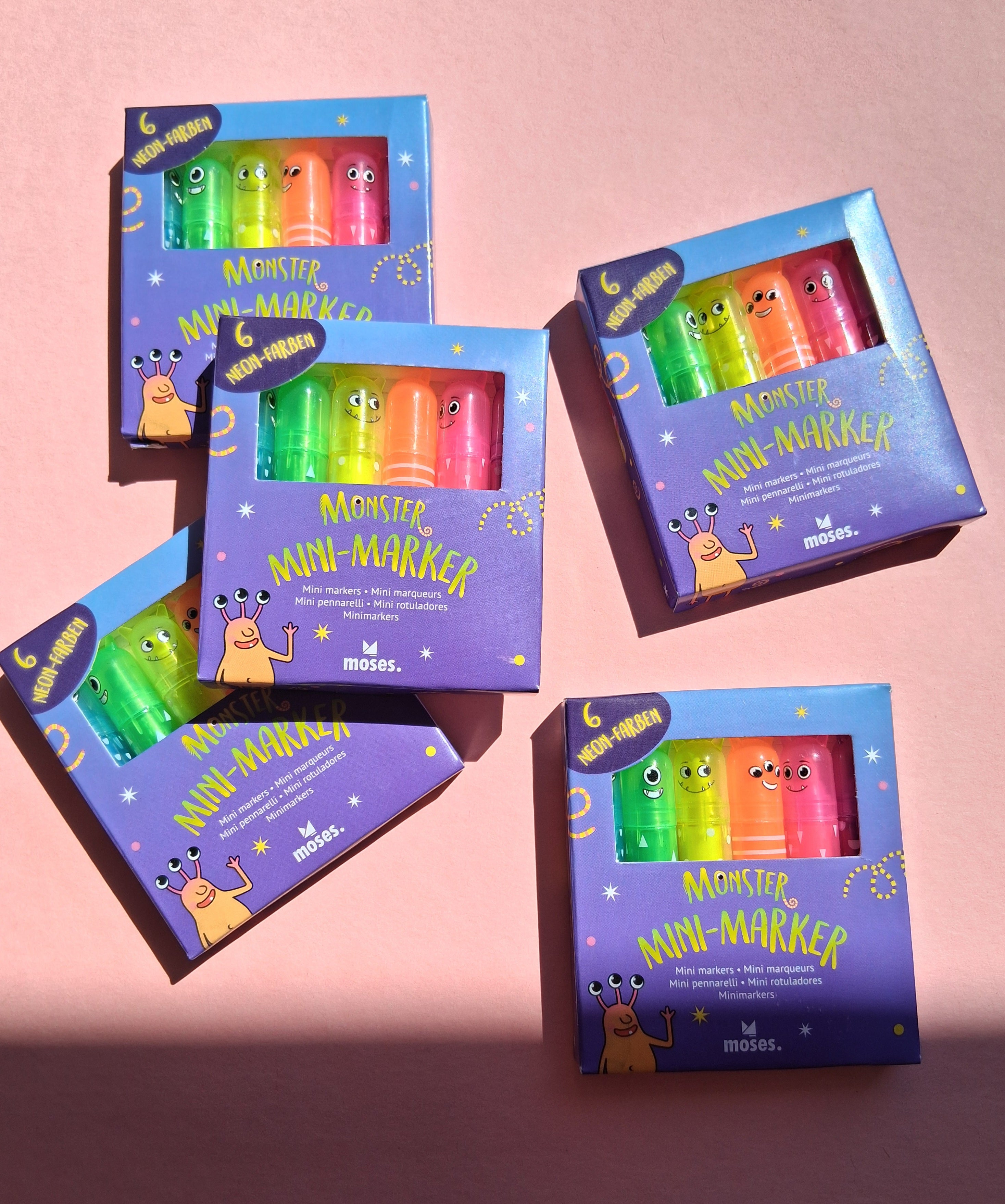 Monster Mini-Marker, 6er Set