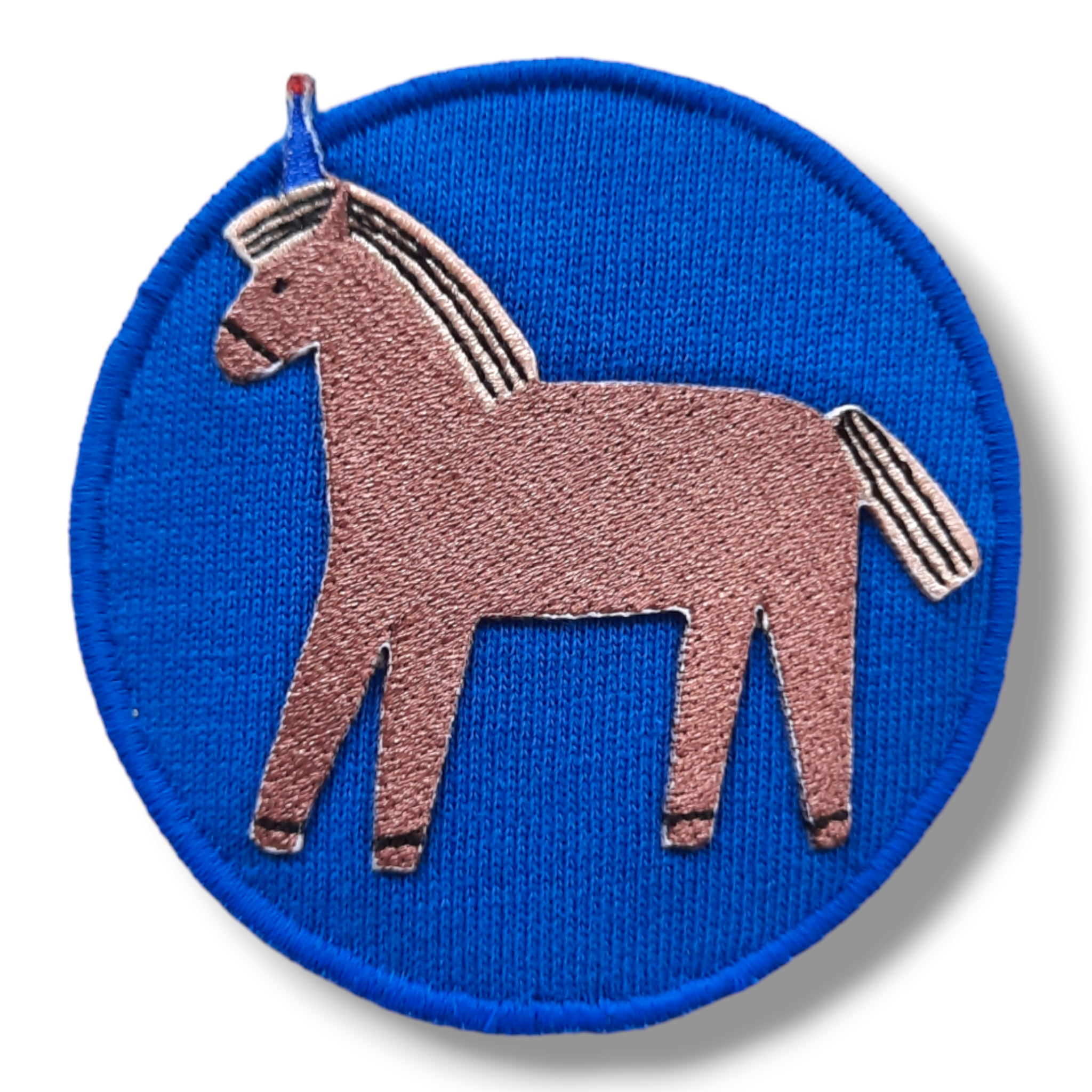 Patch-it Pferd Blau