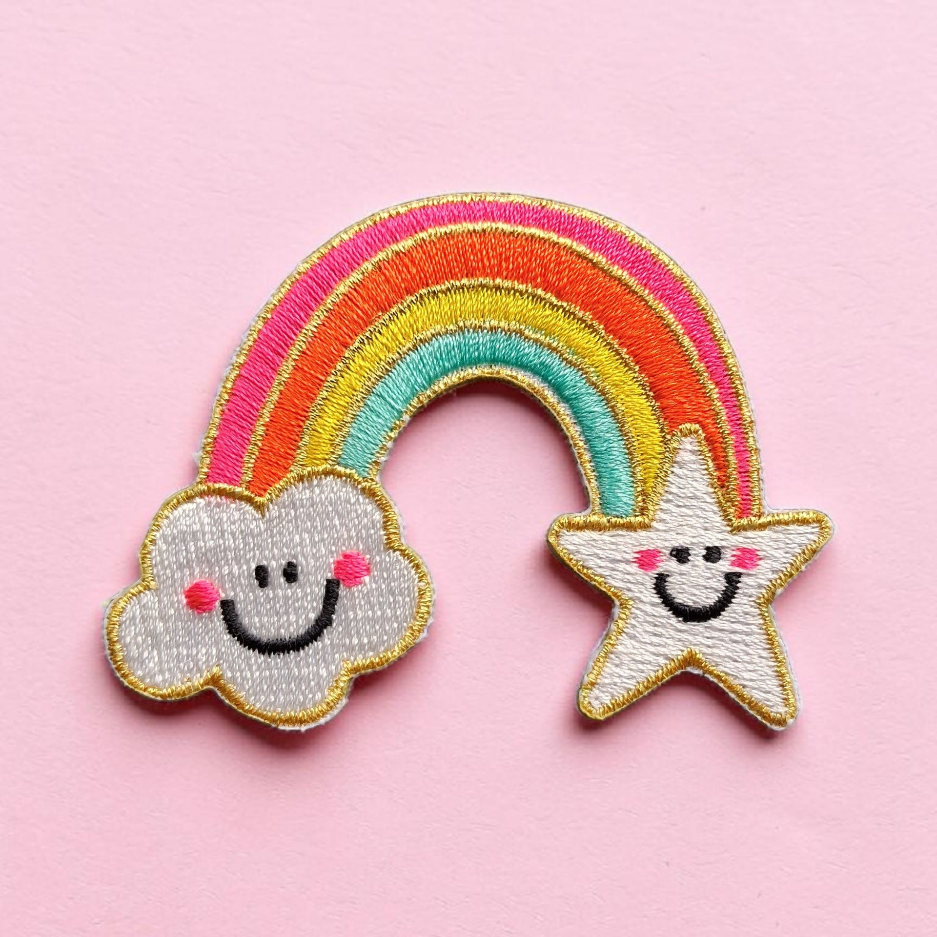 Patch Regenbogen Neon