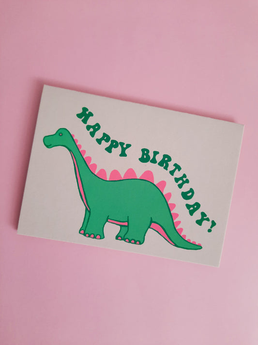 Geburtstagskarte Dino