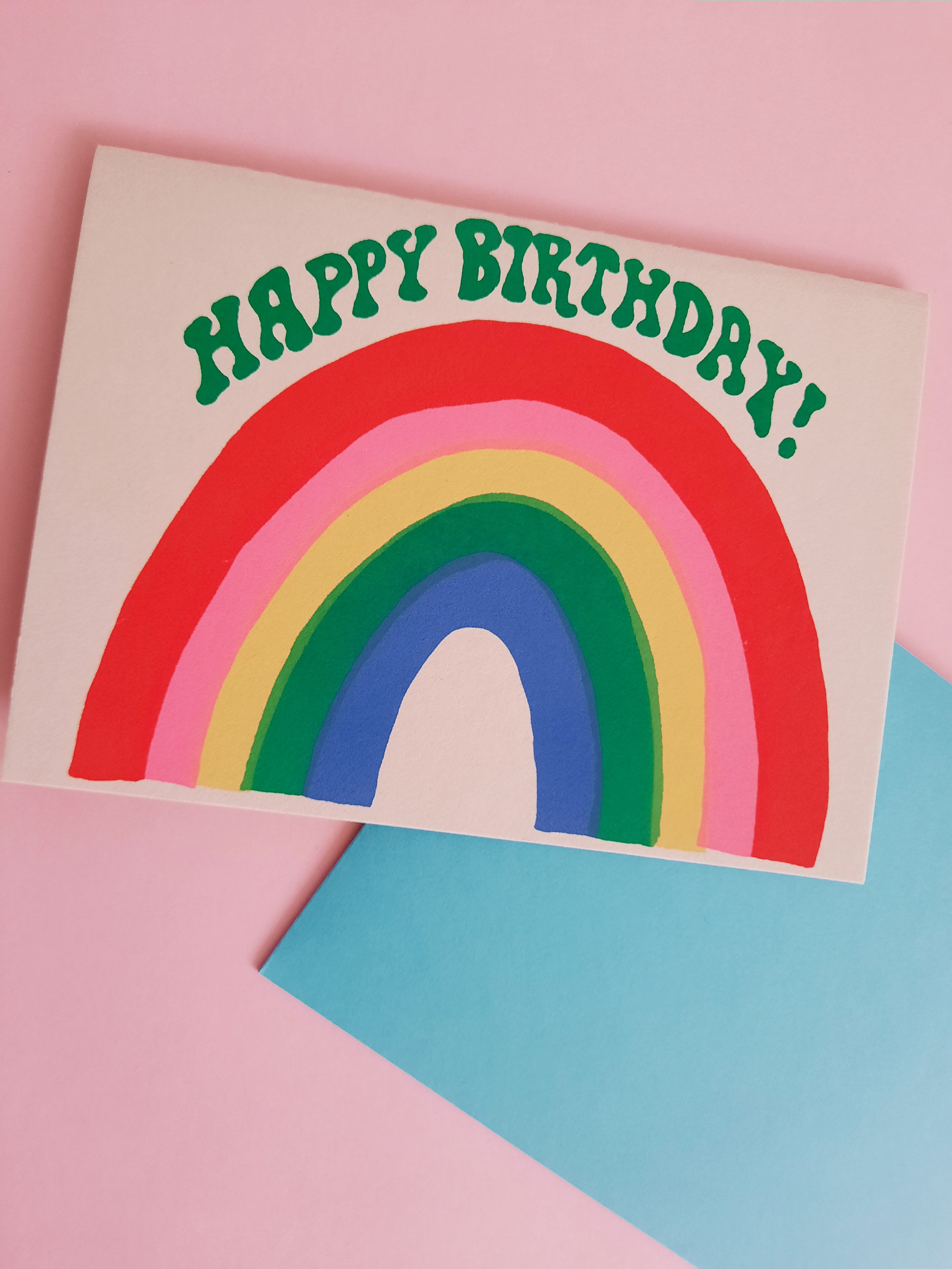 Geburtstagskarte Rainbow