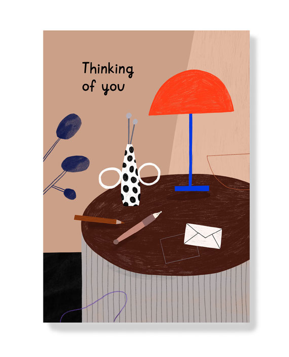 Postkarte Thinking Of You