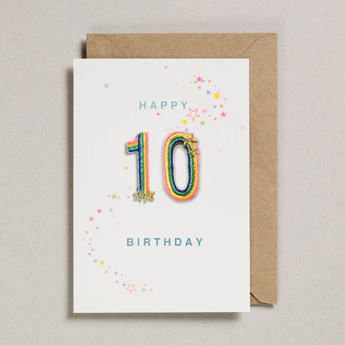 Geburtstagskarte mit Bügelpatch 10