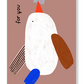 Postkarte For You Bird
